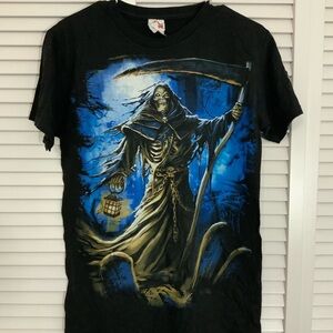 Vintage Grim Reaper T-Shirt size small